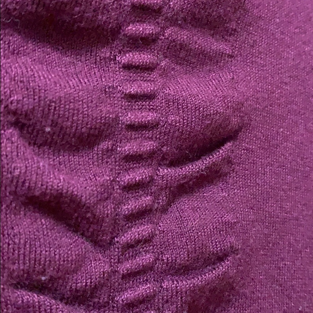 Burgundy turtleneck